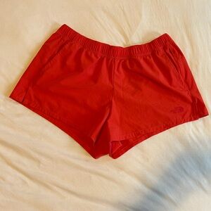 The North Face Women's Vibrant Red Athletic Shorts